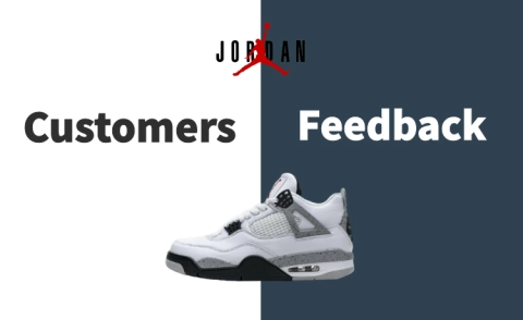 Customer feedback: Got Best Air Jordan 4 White Cement Replica Shoes From Stockx Kicks