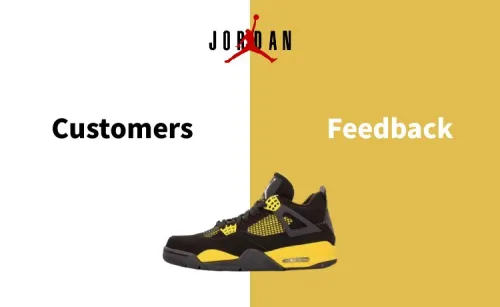 Customer feedback: Got Best Air Jordan 4 Thunder Reps Shoes From Stockx Kicks