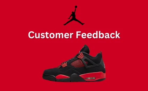 Customer Feedback: You should have a pair of Air Jordan 4 Red Thunder Reps Shoes From Stockx Kicks
