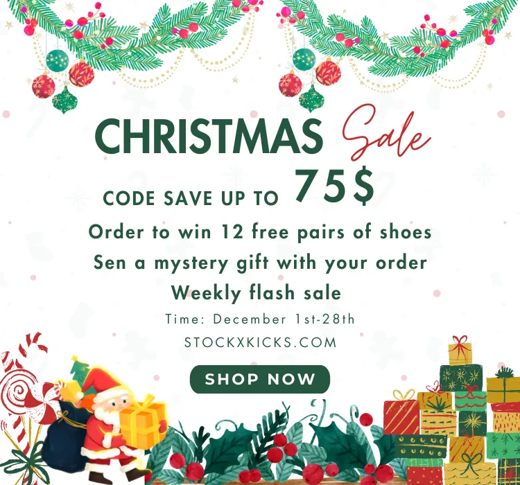 Stockx Kicks Christmas deals/sales. Buy best shoes and clothing here