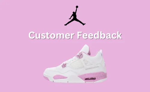 Customer Feedback: Buy The Best Air Jordan 4 Oreo White Pink Reps Shoes From Stockx Kicks