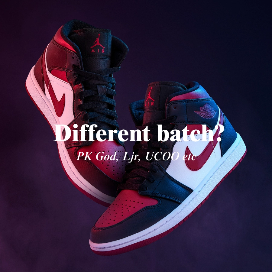 PK God batch, Ljr batch, ucoo batch and h12 batch reps shoes from stockx kicks