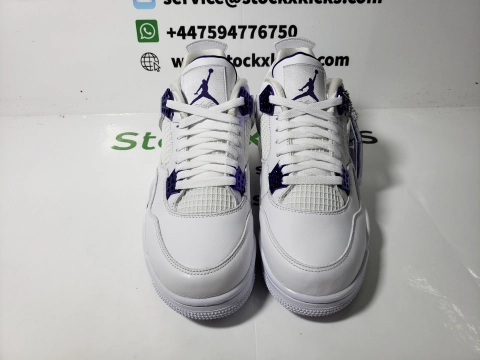 QC Photos: Buying Best PK God Batch Air Jordan 4 Retro Metallic Purple Reps From Stockx Kicks