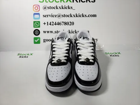 Stockx Kicks - Best place to buy A Bathing Ape Bape Sta Low Black White Reps Shoes