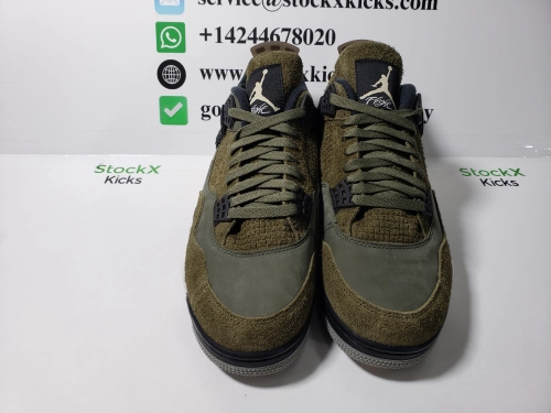 Stockx Kicks Offers Best PK God Batch Nike Air Jordan 4 Craft Olive Fake Shoes
