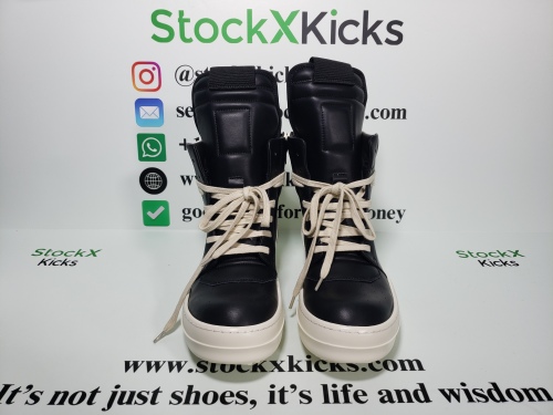 QC: Best Rick Owens  GeoBasket Oversized Eylet Black White From Stockx Kicks