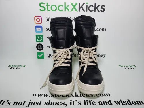 QC: Best Rick Owens  GeoBasket Oversized Eylet Black White From Stockx Kicks