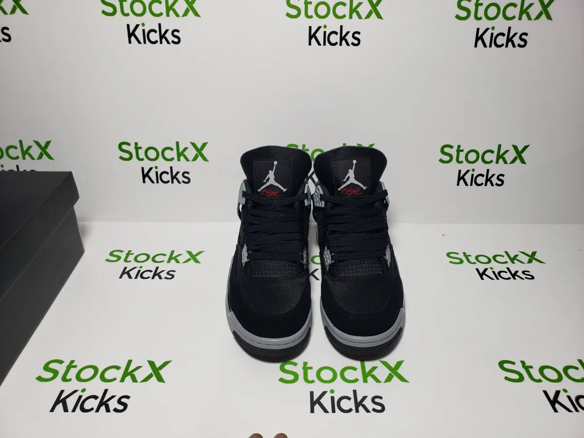 Best fake sneakers website to buy Air Jordan 4 reps shoes, including PK God Batch Air Jordan 4 Retro Black Canvas reps, - Stockx Kicks