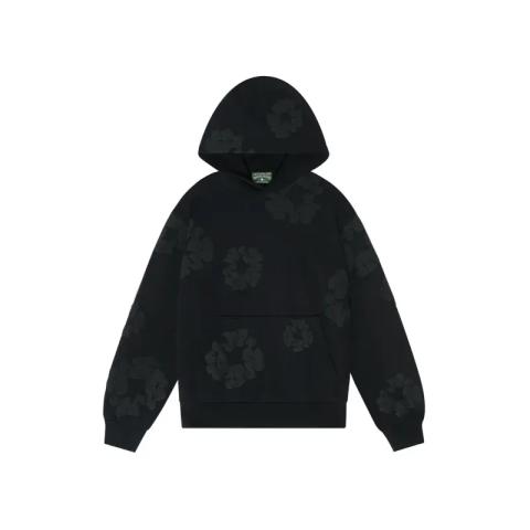 Customer Feedback:Denim Tears Cotton Wreath Hoodie Black Monochrome