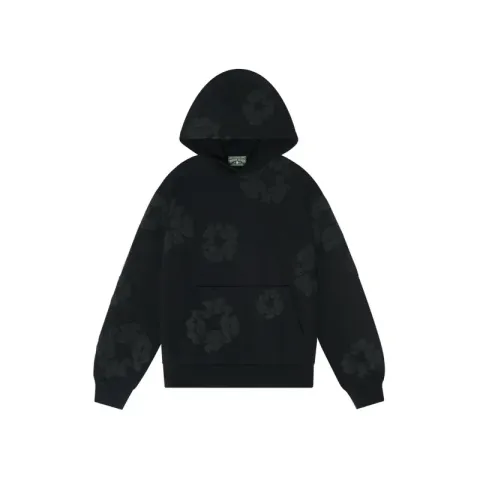 Customer Feedback:Denim Tears Cotton Wreath Hoodie Black Monochrome