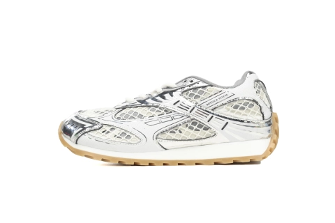 Replica Sneakers QC Photos: Bottega Veneta Orbit Silver