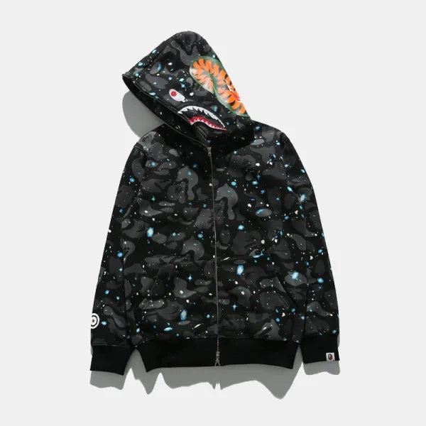 Customer Feedback：BAPE Space Camo Shark WGM Full-Zip Hoodie Black