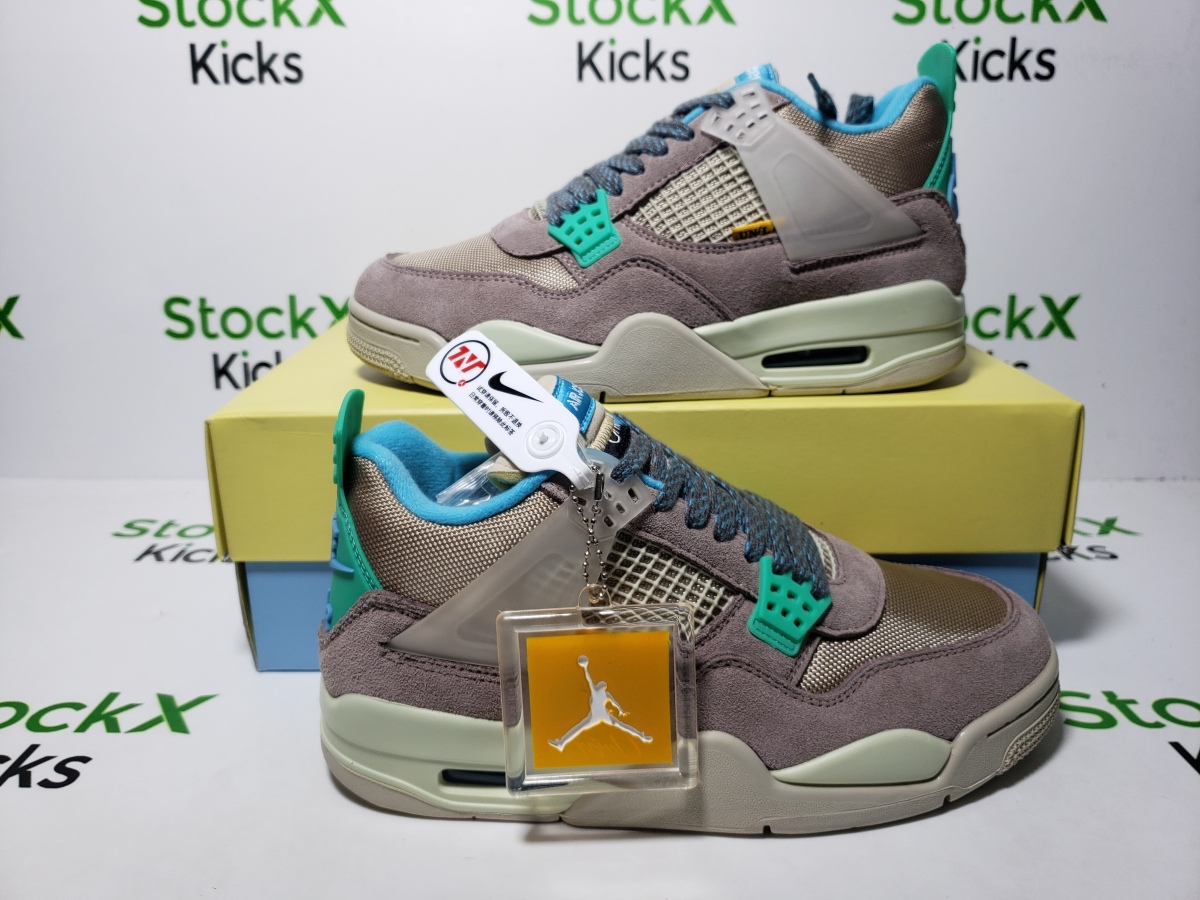 Replica Sneakers QC Photos:PK God Batch Union LA x Air Jordan 4 Taupe Haze DJ5718-242