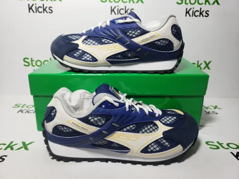 Replica Sneakers QC Photos:Bottega Veneta Orbit Dark Blue