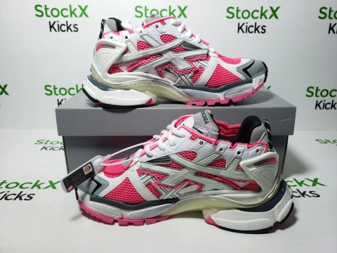 Replica Sneakers QC Photos:Balenciaga Runner White Fluo Pink 677402 W3RBN 9155