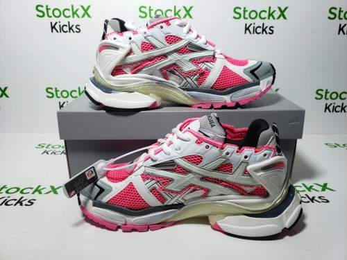 Replica Sneakers QC Photos:Balenciaga Runner White Fluo Pink 677402 W3RBN 9155