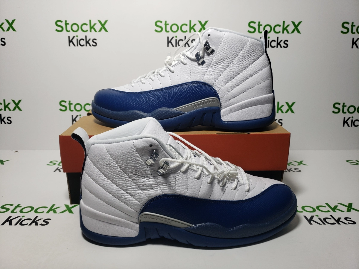 Replica Sneakers QC Photos：PK God Batch Air Jordan 12 Retro 'French Blue' 2025 CT8013-114