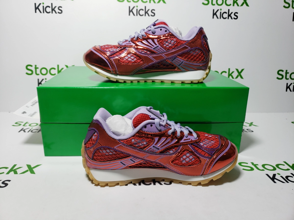 Replica Sneakers QC Photos：Bottega Veneta Orbit Red