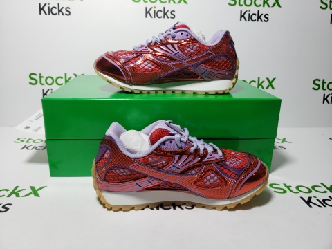 Replica Sneakers QC Photos：Bottega Veneta Orbit Red