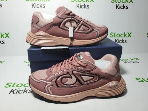 Replica Sneakers QC Photos：Dior B30 Pink Mesh 3SN27ZIR-16536