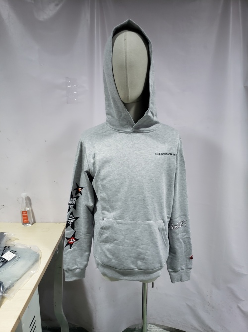 Replica Clothing QC Photos：Chrome Hearts Matty Boy Hoodie Grey