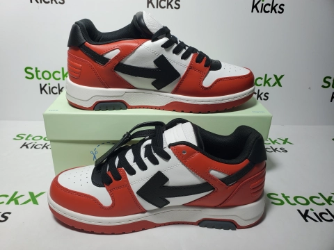 Replica Sneakers QC Photos：PK God Batch OFF-WHITE Out Of Office OOO Low Tops Black White Red OMIA189 C99LEA00 12510