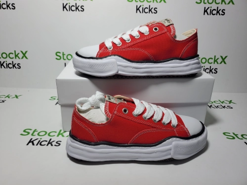 Replica Sneakers QC Photos：MIHARA YASUHIRO Chinese Red NO.721