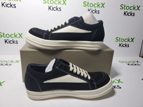 Replica Sneakers QC Photos:RU01C4897 LPOLVS-911 RICK OWENS Black And White