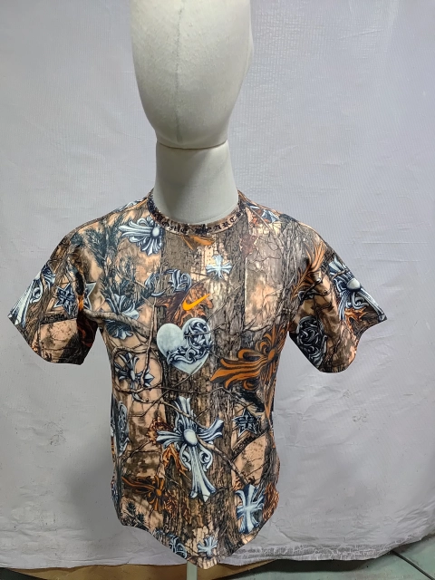 Replica Clothing QC Photos：Chrome Hearts Nocta Real Tree Horseshoe T-Shirt 2241