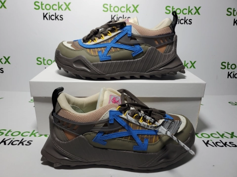 Replica Sneakers QC Photos：Off-White Odsy-1000 Blue Grey SS21 OMIA139R 21FAB00 10945