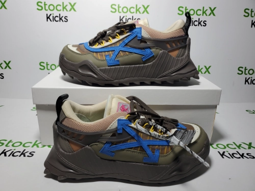 Replica Sneakers QC Photos：Off-White Odsy-1000 Blue Grey SS21 OMIA139R 21FAB00 10945