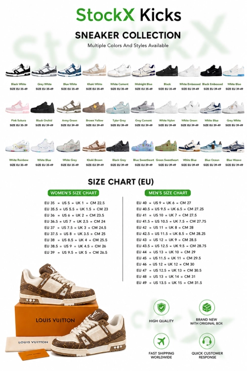StockxKicks Chip Version of Lou Vuit Shoes Released
