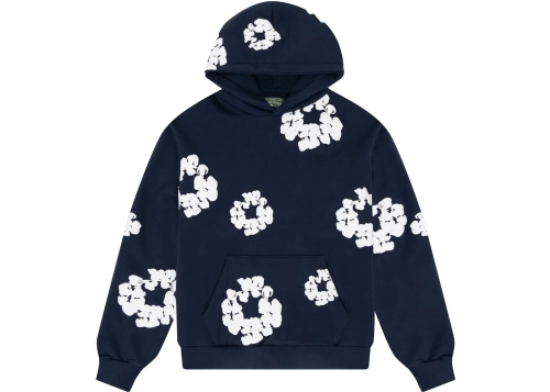 Replica Clothing QC Photos：Denim Tears The Cotton Wreath Sweatshirt Navy Hoodie