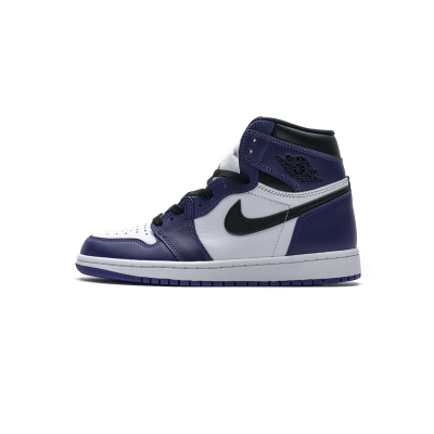 PK God Air Jordan 1 Retro High Court Purple White 555088-500