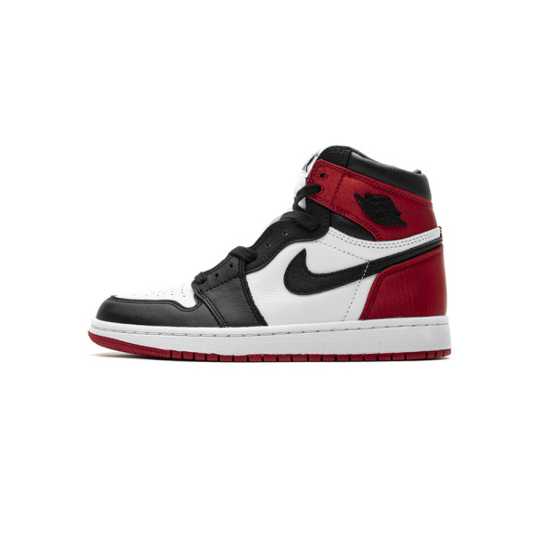 PK God Air Jordan 1 Retro High Satin Black Toe (W) CD0461-016