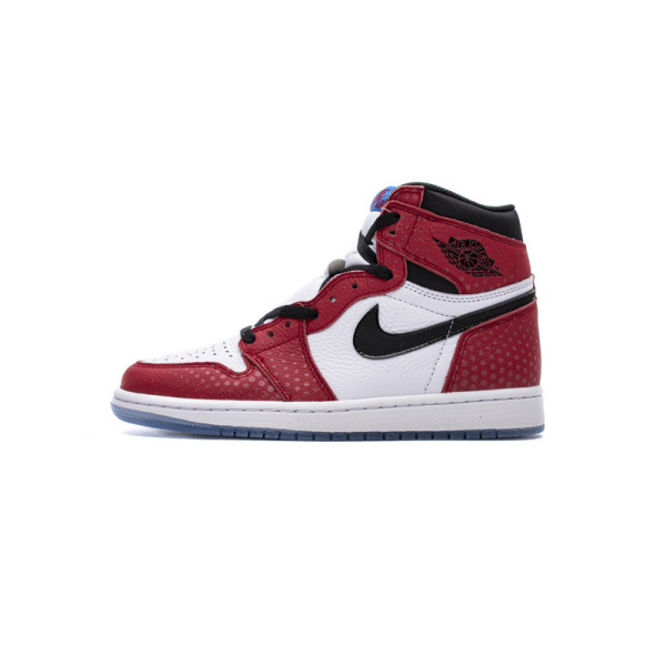 PK God Air Jordan 1 Retro High Spider-Man Origin Story 555088-602