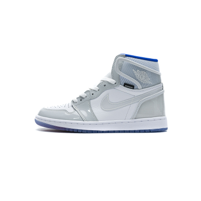 PK God Air Jordan 1 Retro High Zoom White Racer Blue CK6637-104