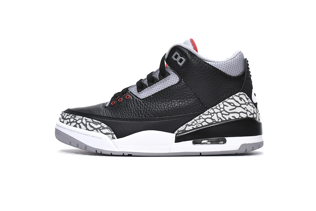 PK God Air Jordan 3 Retro Black Cement (2018) 854262-001