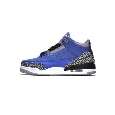 PK God Air Jordan 3 Retro Varsity Royal Cement CT8532-400