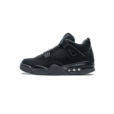 PK God Air Jordan 4 Retro Black Cat (2020) CU1110-010 01