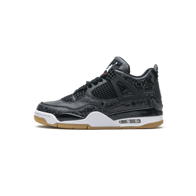 PK God Air Jordan 4 Retro Laser Black Gum CI1184-001