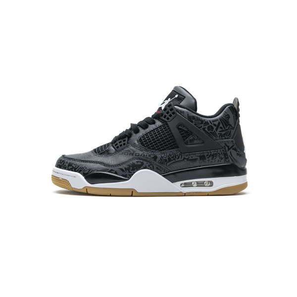 PK God Air Jordan 4 Retro Laser Black Gum CI1184-001