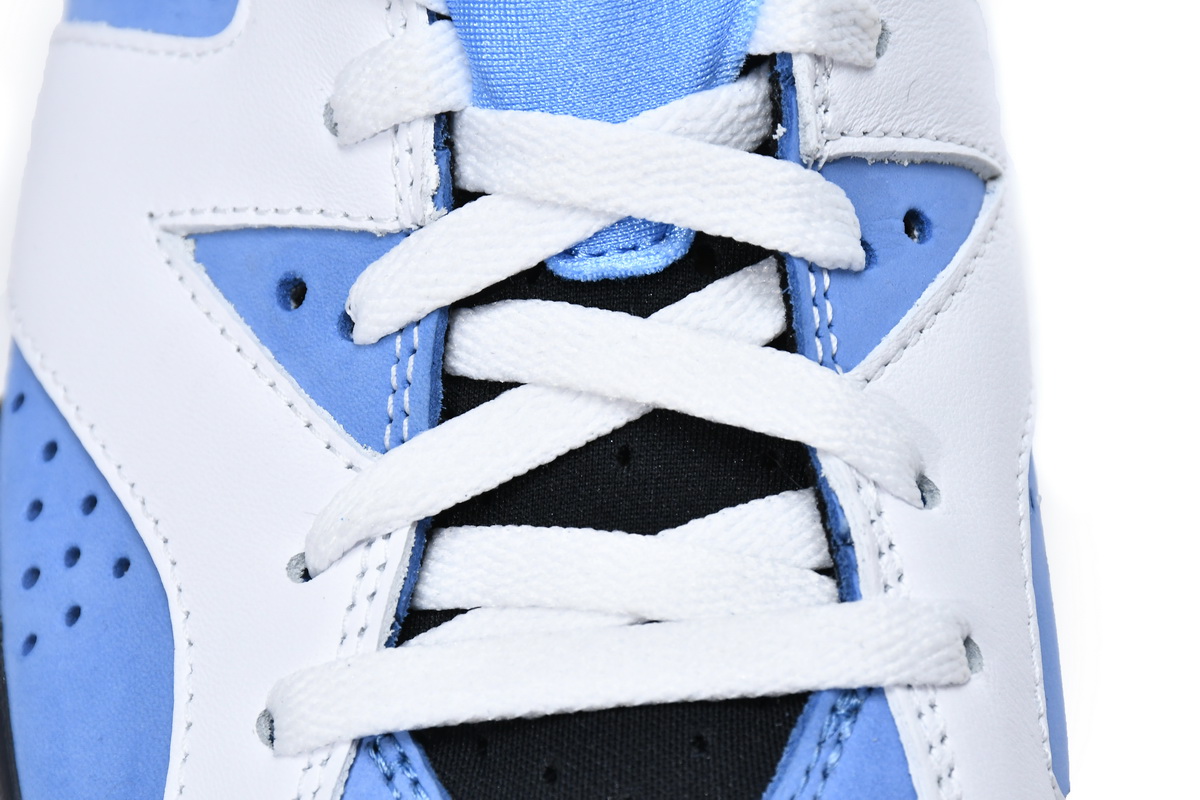 Best Replica PK God Air Jordan 6 Retro UNC White CT8529-410 Fake Shoes ...