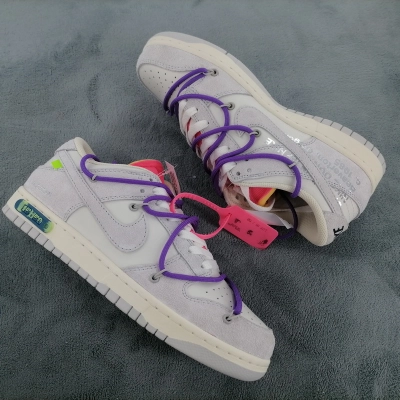 PK God Nike Dunk Low Off-White Lot 15 DJ0950-101 01