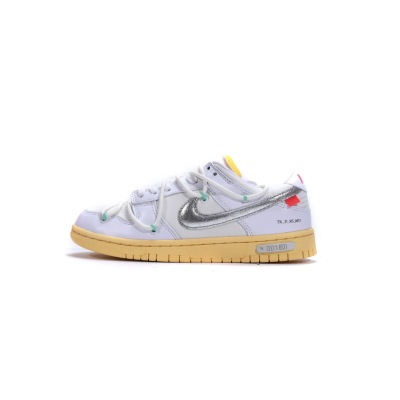 PK God Nike Dunk Low Off-White Lot 1 DM1602-127