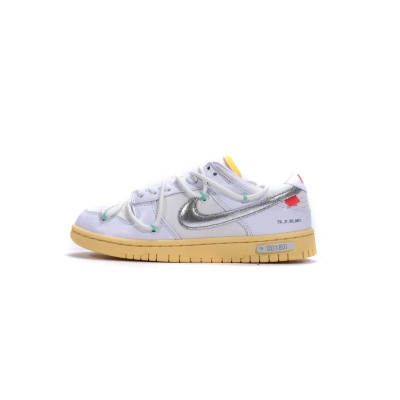 PK God Nike Dunk Low Off-White Lot 1 DM1602-127 01