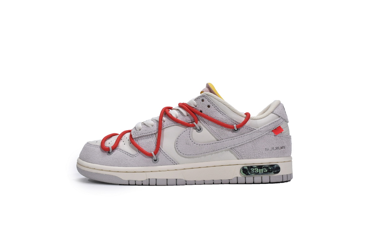PK God Nike Dunk Low Off-White Lot 33  DJ0950-118