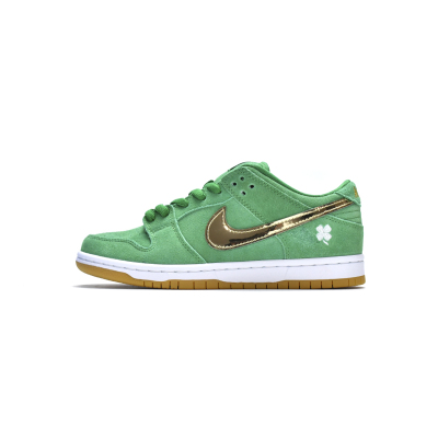 LJR Nike SB Dunk Low Pro St. Patrick's Day (2022) BQ6817-303