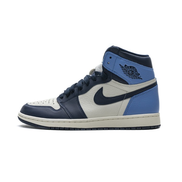 H12 Sneaker Air Jordan 1 Retro High Obsidian UNC 555088-140