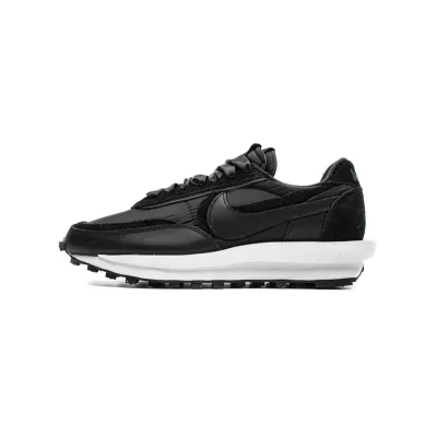 PK God Nike LD Waffle sacai Black Nylon BV0073-002 01